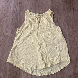 Eddie Bauer Light Yellow Tank Top